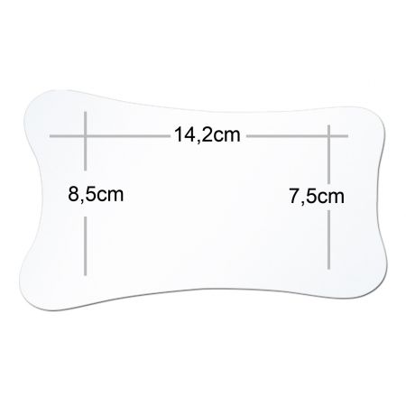 Acteon – Окклюзионное большое XL хромированное двустороннее зеркало для фотосъёмки