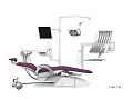 SILVERFOX 8000C-CRS0 Compact – Стоматологическая установка с верхней подачей, без гидроблока и с мягкой обивкой