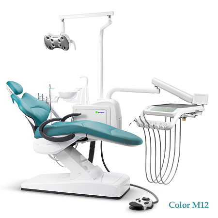 GreenMED S300 COLORFUL – Стоматологическая установка с мягкой обивкой и с нижней подачей
