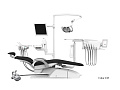 SILVERFOX 8000C-CRS0 Compact – Стоматологическая установка с нижней подачей, без гидроблока и с мягкой обивкой