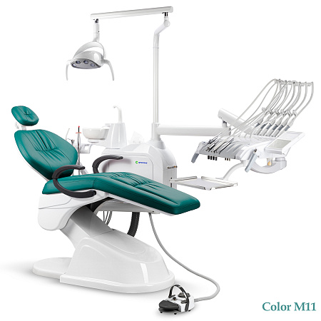 GreenMED S200 – Стоматологическая установка с мягкой обивкой и с верхней подачей