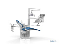 SILVERFOX 8000С CMS0 – Стоматологическая установка с верхней подачей и электрической системой управления инструментами, подачей воздуха и воды